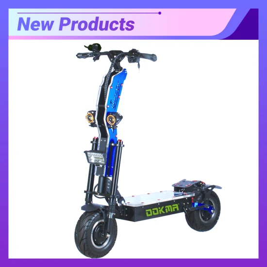 [Nuevo lanzamiento] Dokma 72V Dtoursor Dual Motor todoterreno Scooter eléctrico 8000W Escooter plegable Scooter de movilidad Motocicleta eléctrica Escooter